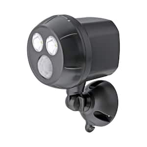 Outdoor UltraBright 450 Lumen Battery Powered Motion Activated Integrated LED Spotlight, Brown