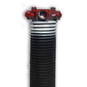 0.218 in. Wire x 1.75 in. D x 31 in. L Torsion Spring in White Right Wound for Sectional Garage Doors