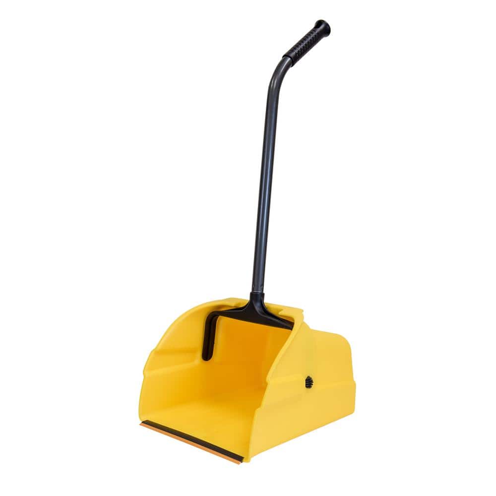 Details about   Heavy Duty Metal Dust Pan Quality Hooded Dustpan Fixed Handle Garden Tool 32 cm 