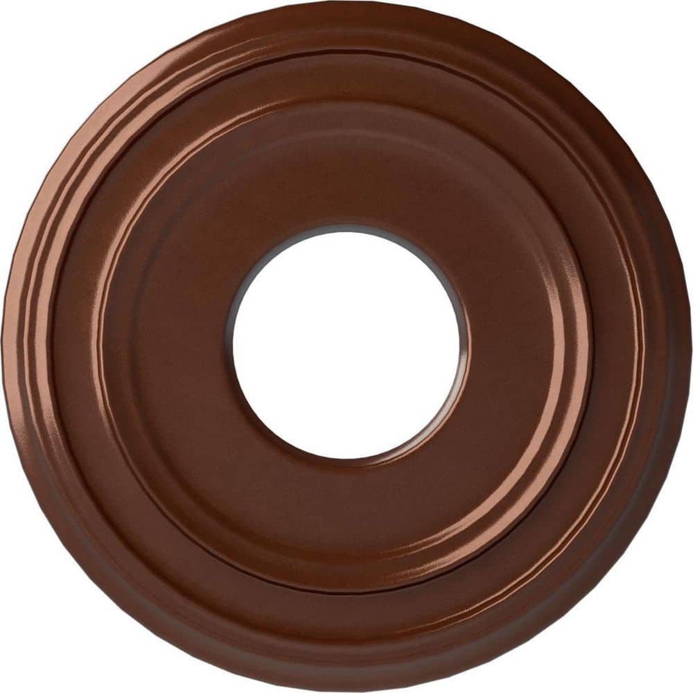1-1/8 in. x 12-3/8 in. x 12-3/8 in. Polyurethane Classic Ceiling Medallion, Copper Penny price history on PriceWatchPro