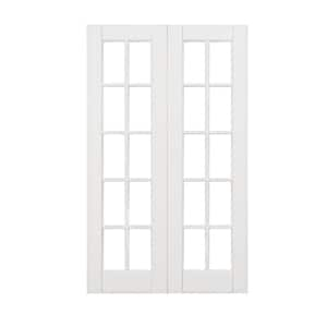 Ark Design 56 In. X 80 In. Universal Handed 10-lite Clear Glass White 