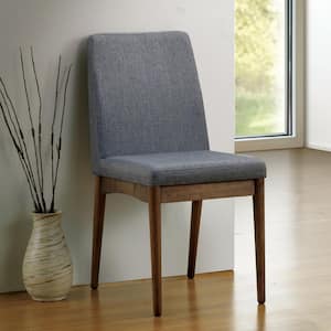 Nerlim Natural Tone and Gray Upholstered Dining Chair (Set of 2)