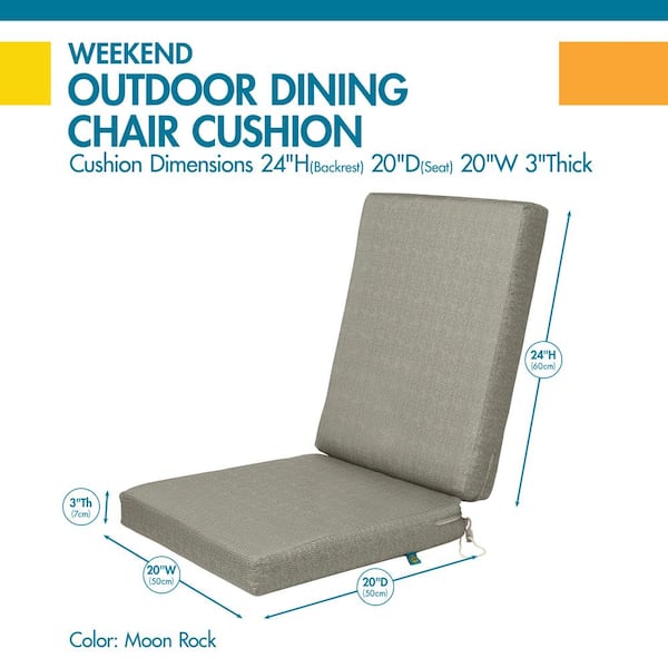 Thick Outdoor Dining Chair Cushions, Thick Dining Chair Cushion