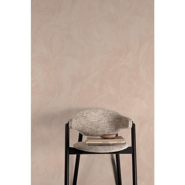 Pink Apatite Faux Concrete Print Non Woven Non-Pasted Textured Wallpaper 57 Sq. Ft.