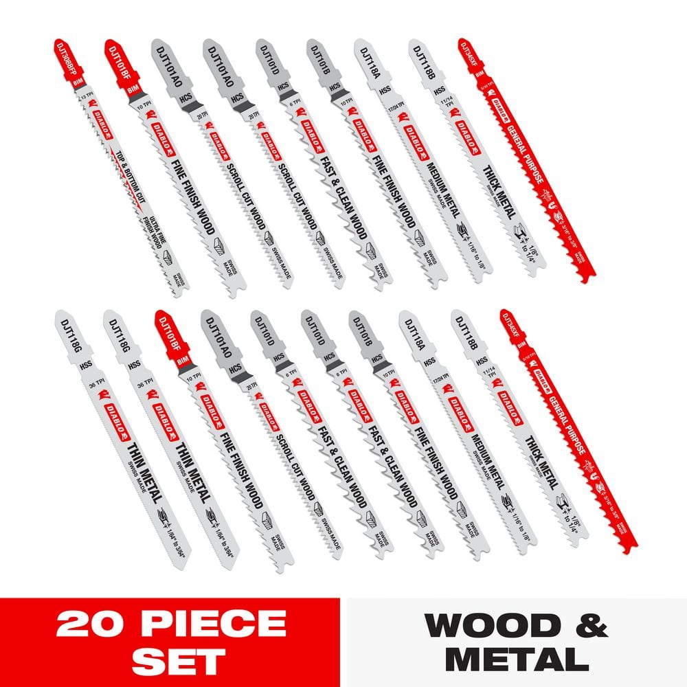 アクセサリー JIG-SAW diablo-jigsaw-blade-djt20s-