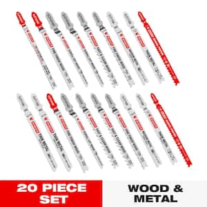 T-Shank Jig Saw Blade Set (20-Piece)