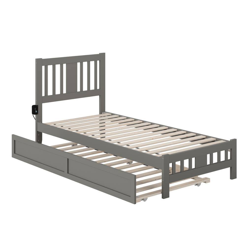 AFI Tahoe Twin Extra Long Bed with Footboard and Twin Extra Long ...