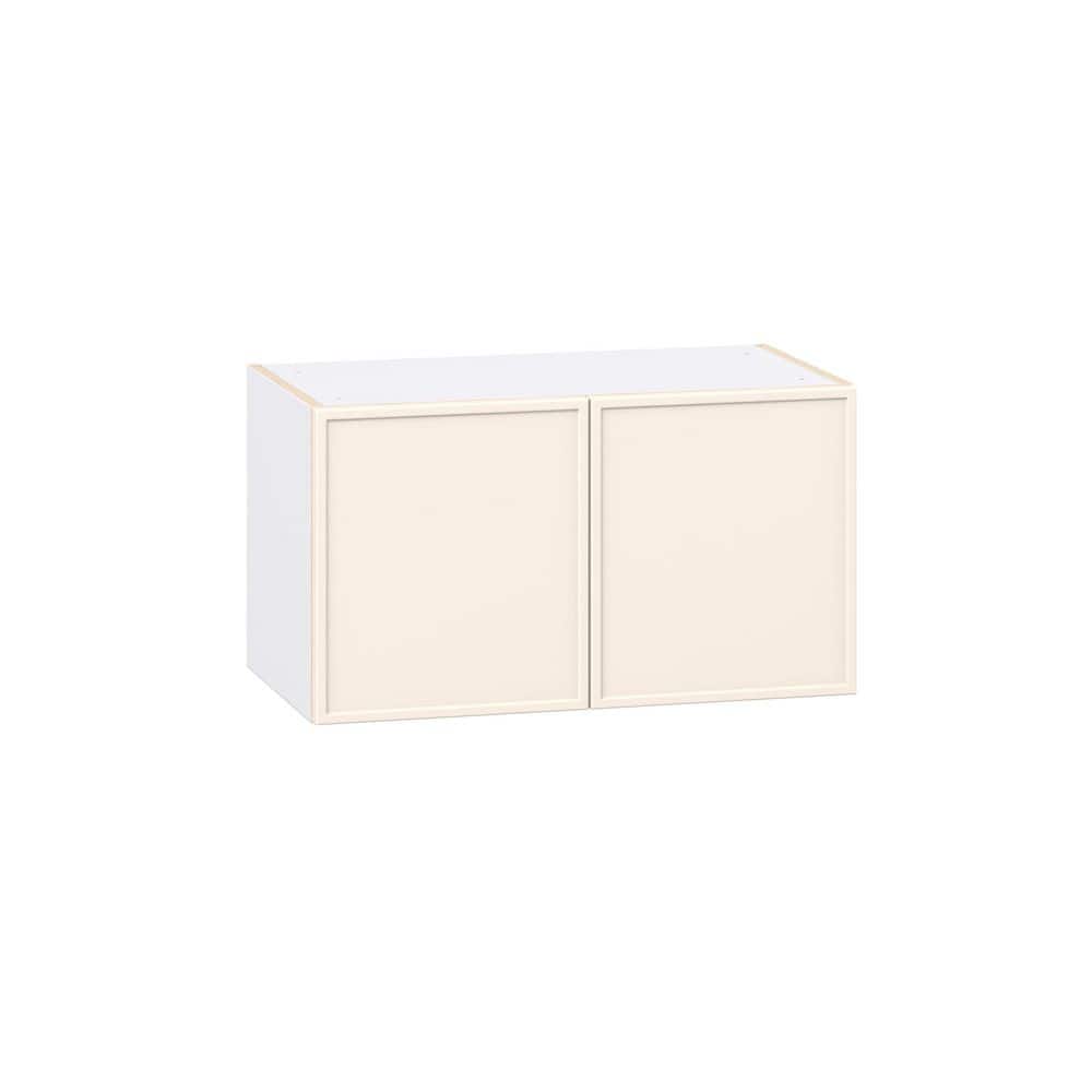 Fairview 27 in. W x 14 in. D x 15 in. H Assembled Slim Shaker Wall Bridge Kitchen Cabinet in Washed Linen price history on PriceWatchPro