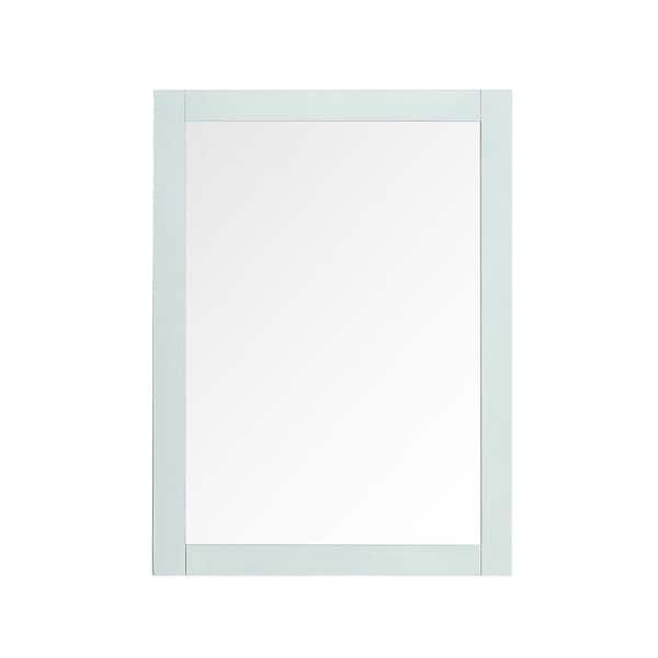 Home Decorators Collection Orillia 30 in. W x 22 in. H Rectangular Framed Wall Mount Bathroom Vanity Mirror in Minsty Latte