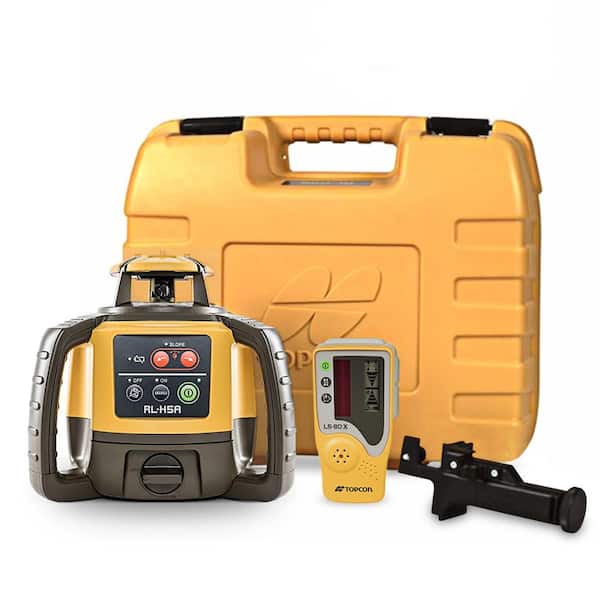 Topcon RL-H5A Horizontal Self-Leveling Rotary Laser Level with LS-80X Receiver