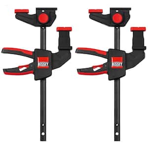6 in. Tracksaw Clamp with 2-3.8 in. Throat Depth (2-Pack)