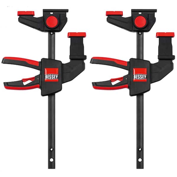 BESSEY 6 in. Tracksaw Clamp with 2-3.8 in. Throat Depth (2-Pack)