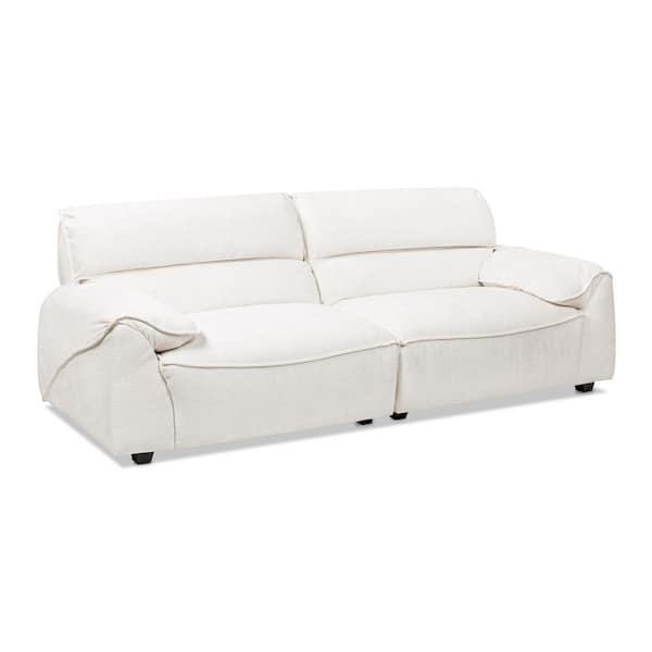 Jennifer Taylor Sorrento 90.5 in. Modular 2-Piece Chenille Sofa in