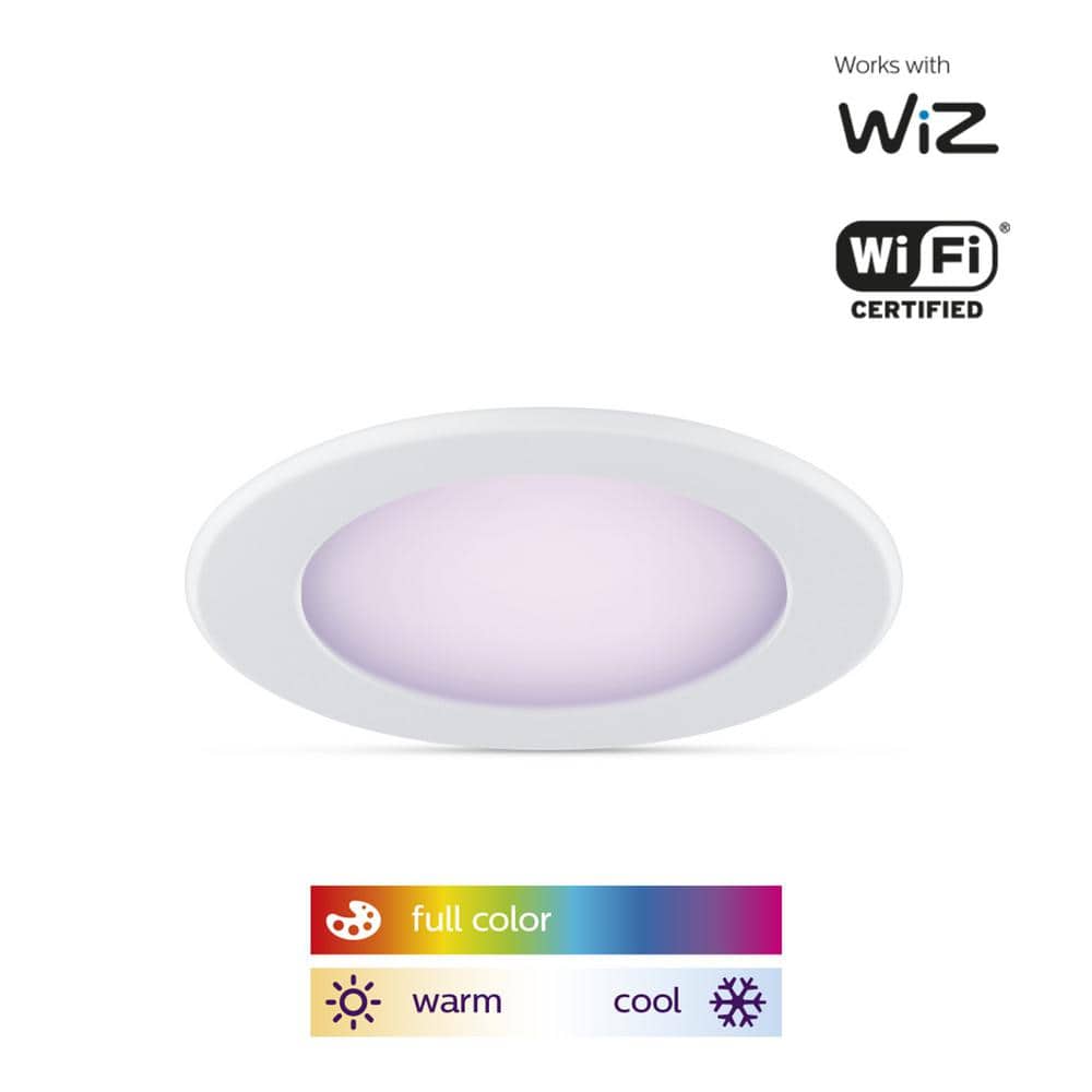 Philips 6-Inch White Aluminum Smart Wi-Fi LED Recessed Light