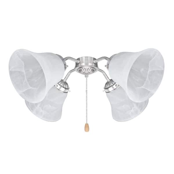 Replacement Glass Lampshade For Ceiling Fan Lights – White, 4.7" Diameter, Easy Install, Fits Pendants & Wall Sconces