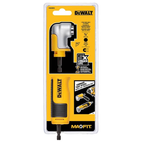 DEWALT Right Angle Drill Adaptor, 2-in-1 Attachment (DWAMRAFT) : :  Tools & Home Improvement