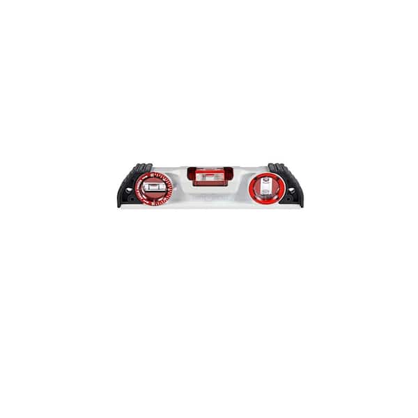 Kapro 10 in. Magnetic Cast Torpedo Level with OPTIVISION and Angle Finder
