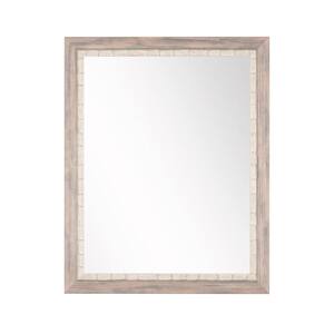 32 in. W x 60 in. H Weathered Beach Wall Mirror