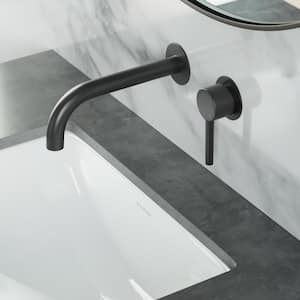 Ivy Single-Handle Wall Mounted Faucet in Matte Black