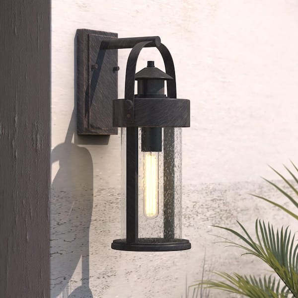 Cumberland Iron Motion Sensor Dusk to Dawn Outdoor Wall Light