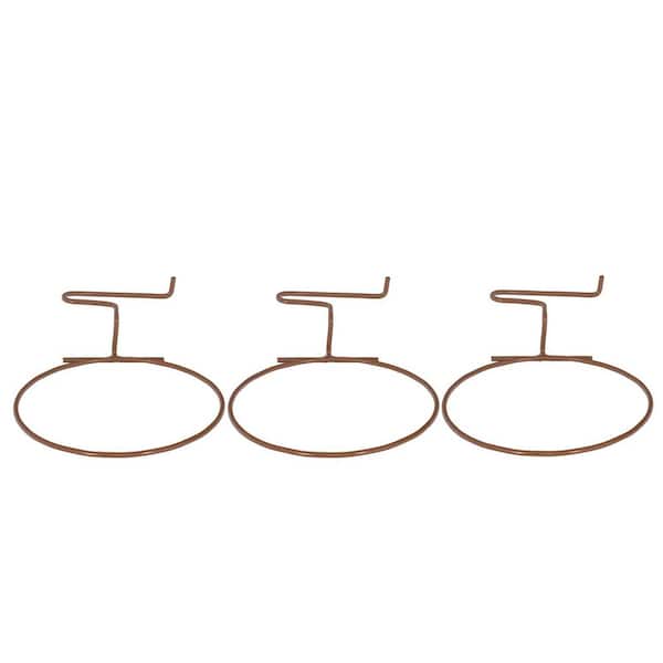 Set of 3 Metal Short Fence Pot Hanger-Medium