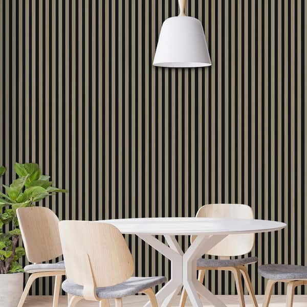 sunwings 6-Pieces 102 In. x 6.5 In. x 0.94 In. WPC 3D Wood Wall Paneling  for Interior Wall Decor Light, Black (27.6 sq. ft./Case) WPCM-LGT-6 - The  Home Depot