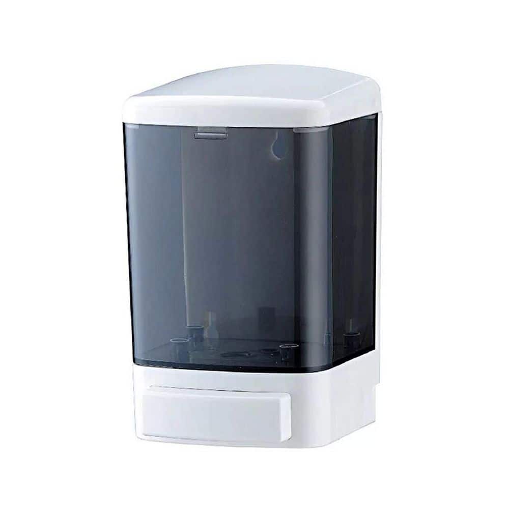 33.8 oz. Commercial Wall Mounted Manual White Plastic Soap Dispenser for Kitchen Bathroom Liquid Shampoo Gel price history on PriceWatchPro