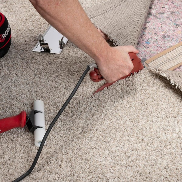 Deluxe Heat Bond Carpet Iron with Non-Stick, Grooved Base