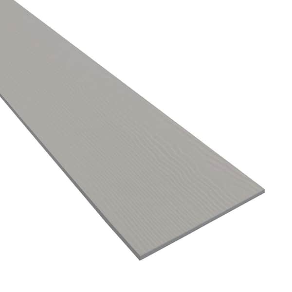 Hardie Plank HZ10 7.25 in. x 144 in. Statement Collection Pearl Gray Cedarmill Fiber Cement Lap Siding