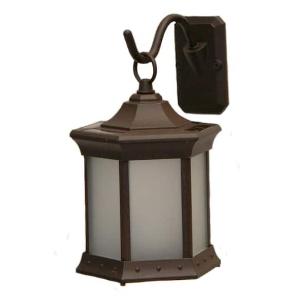 Unbranded Sconce Hook Frosted Glass Solar Lantern