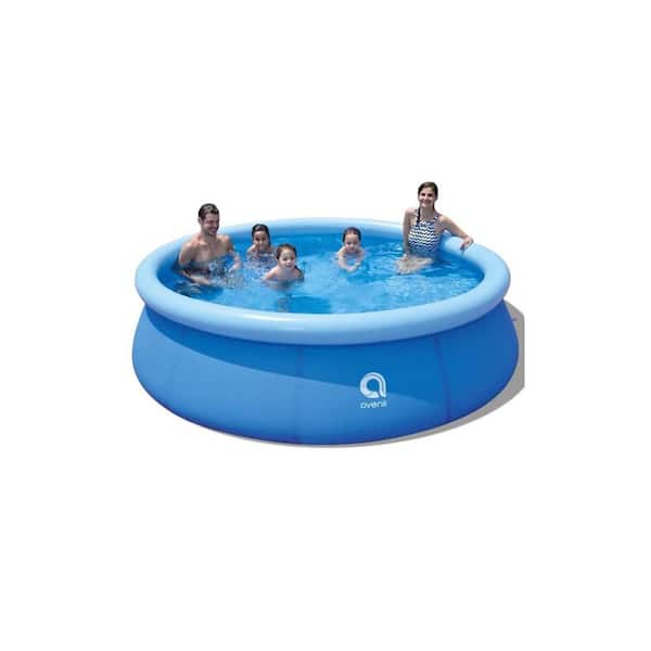 Unbranded 12 ft. Inflatable Swimming Pool Above Ground