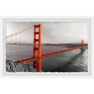 "Find Me in Golden Gate" by Marmont Hill Framed Architecture Art Print 30 in. x 45 in.