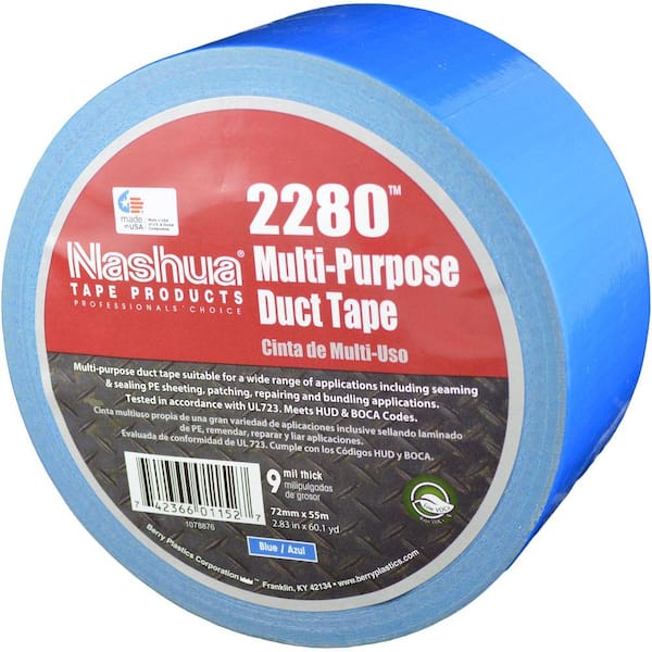 Nashua Tape 1.89 in. x 50 yd. 322 Multi-Purpose HVAC Foil Sealer Duct Tape  1906075 - The Home Depot