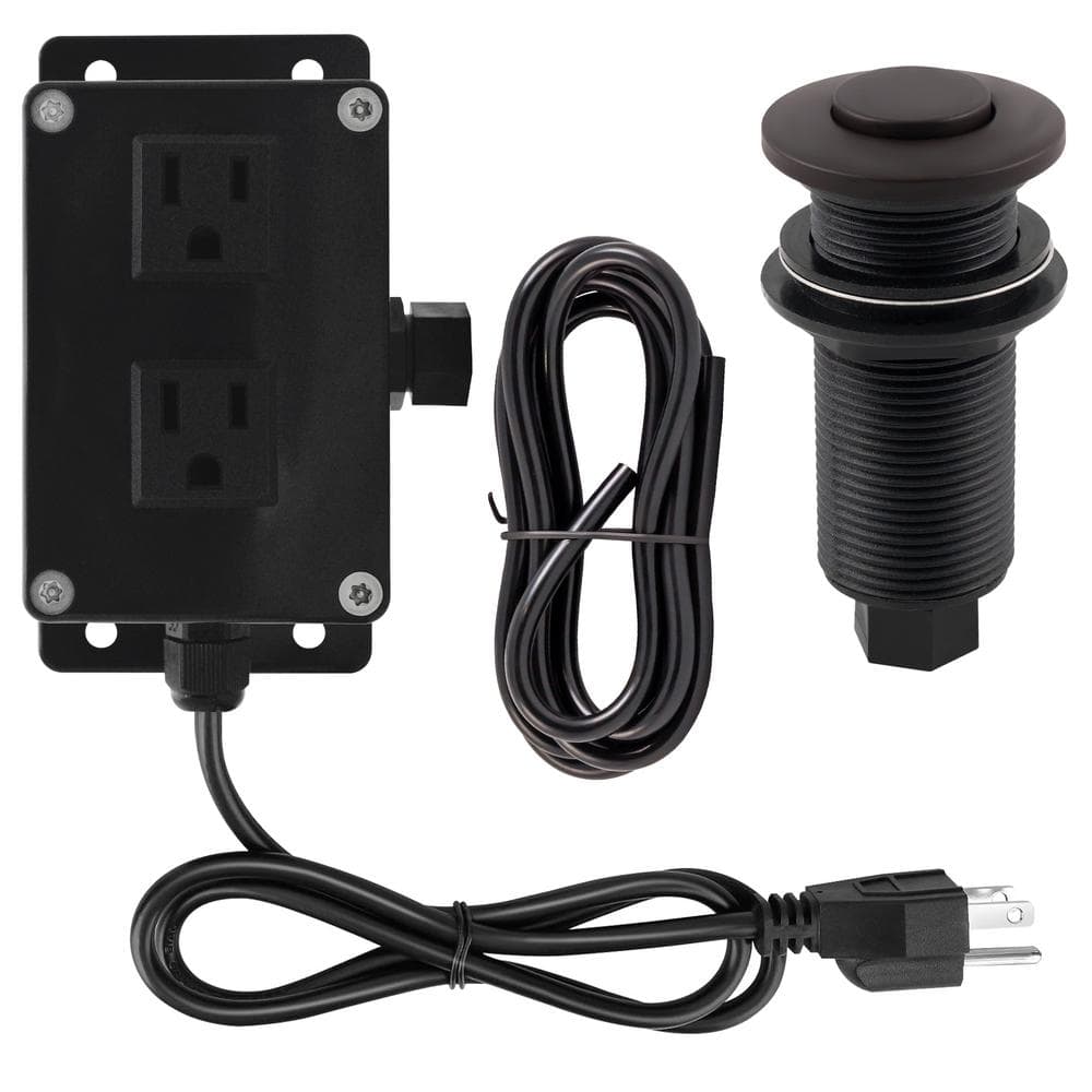 Westbrass Garbage Disposal Air Switch Kit 1-Pack in Oil Rubbed Bronze
