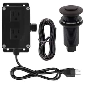 Garbage Disposal Air Switch Kit 1-Pack in Oil Rubbed Bronze