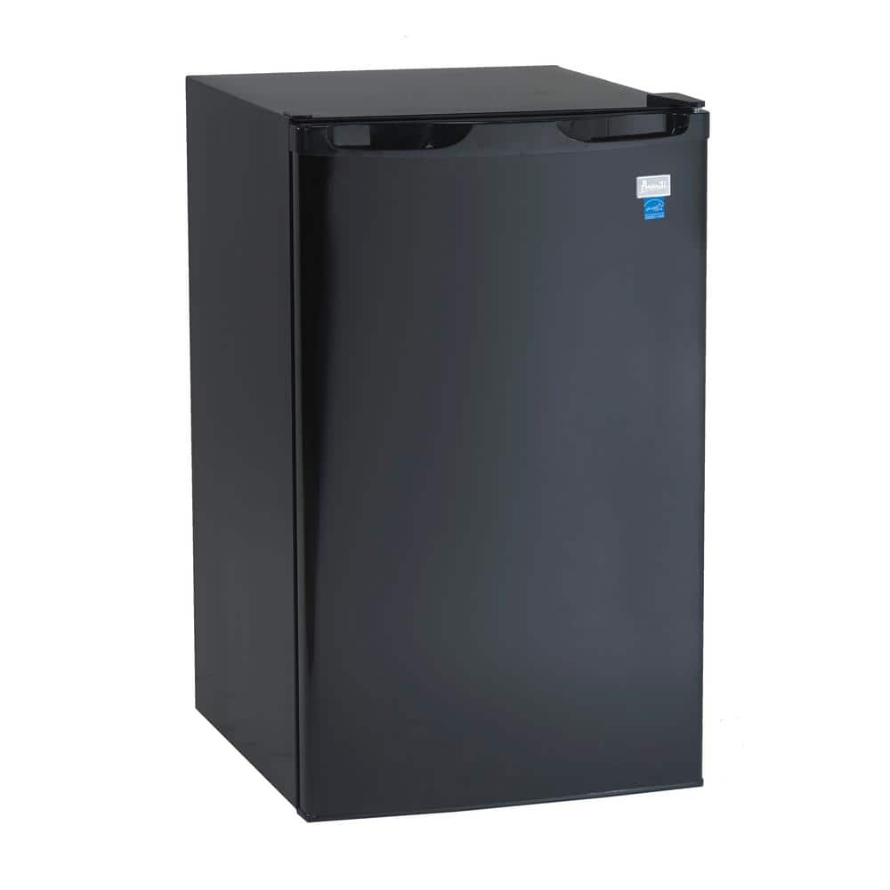 19.25 in. 4.4 cu.ft. Mini Refrigerator in Black with Freezer