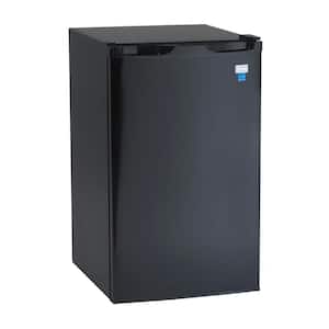 19.25 in. 4.4 cu.ft. Mini Refrigerator in Black with Freezer