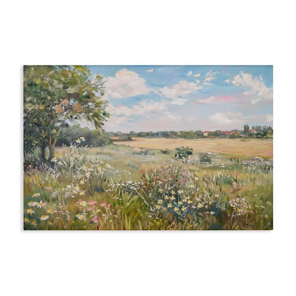 Vast Wildflower Field by LSR Design Studio Unframed Nature Graphic Art Print 24 in. x 36 in. price history on PriceWatchPro