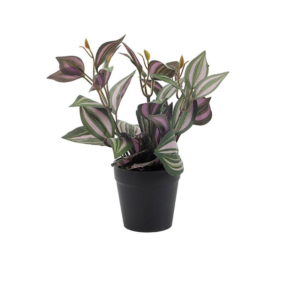 15 in. Green Small Artificial Plant Decor House Plants for Home Office Bathroom
