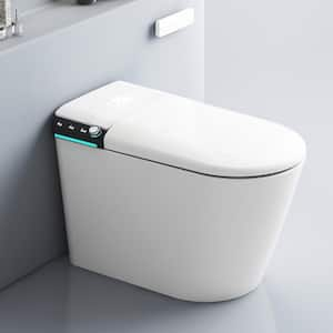 Smart Bidet Toilet, Auto Open/Close Lid 1-Piece Bidet Toilet with Heated Seat, Drying, Washing and LED Display