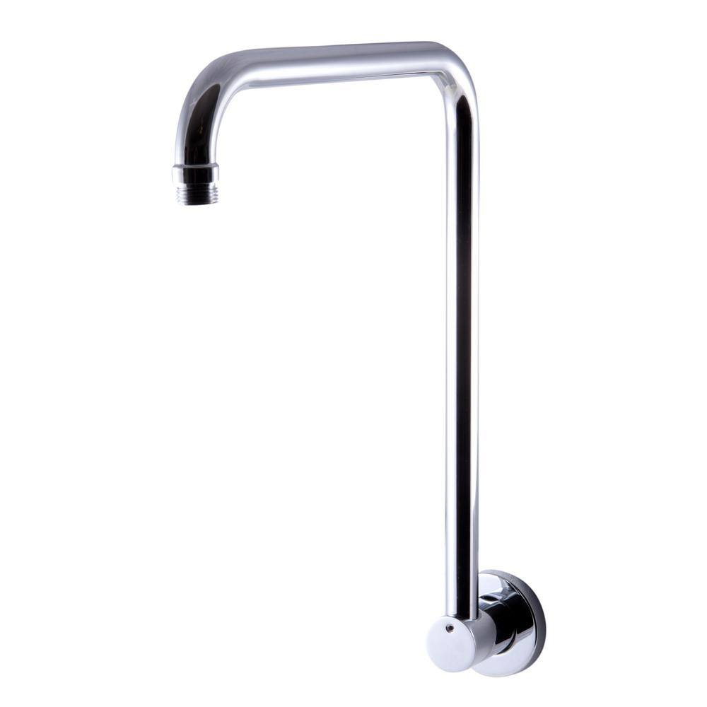 12" Polished Chrome Wall Mounted Shower Arm