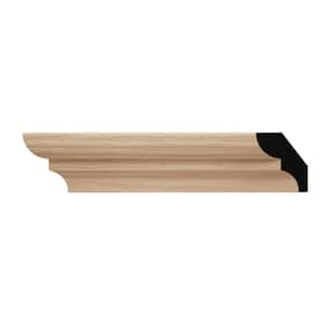 WM75 1.13 in. D x 1.25 in. W x 6 in. L Wood (Red Oak) Panel Moulding Sample