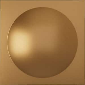 Sloane Gold 3 in. x 1-5/8 ft. x 1-5/8 ft. Gold PVC Decorative Wall Paneling 12-Pack