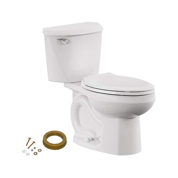 American Standard Colony3 2-Piece 1.28 GPF Single Flush Elongated Chair Height Toilet in White