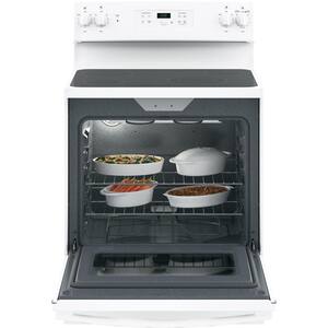 30 in. 4 Element Freestanding Electric Range in White with Standard Cooking