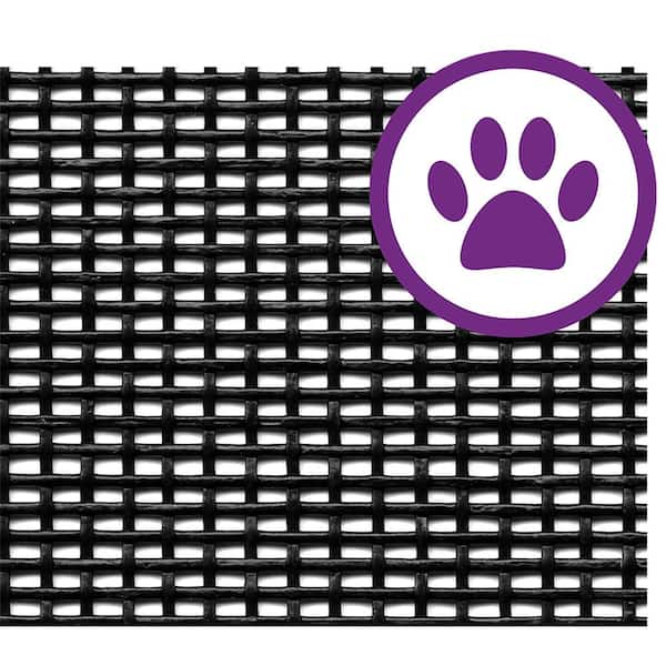 Saint-Gobain ADFORS - 36 in. x 84 in. Charcoal Polyester Pet Resistant Screen Roll for Windows and Door