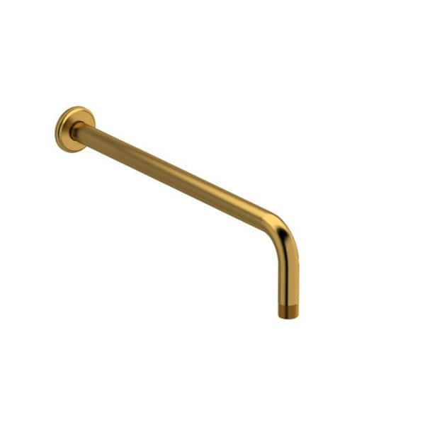 RIOBEL 16 in. Shower Arm in Brushed Gold