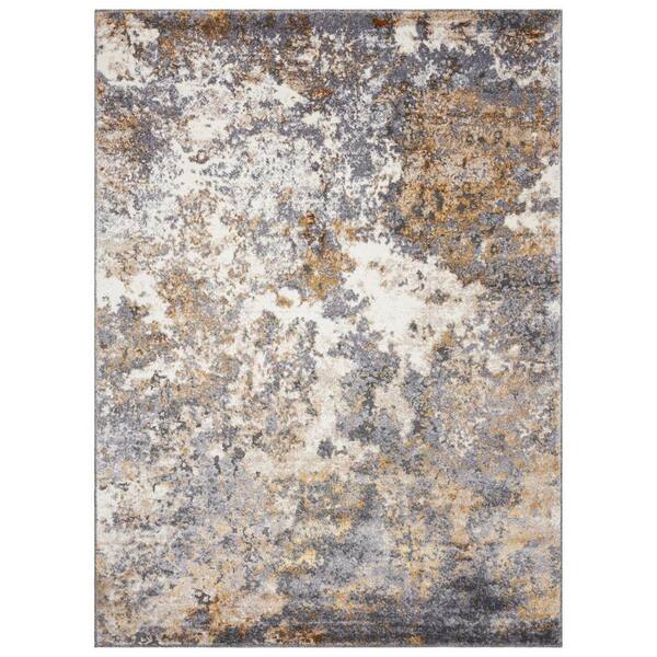 LUXE WEAVERS Beverly Collection Multi 6x9 Abstract Polypropylene Modern  Area Rug 6490 Multi 6x9 - The Home Depot