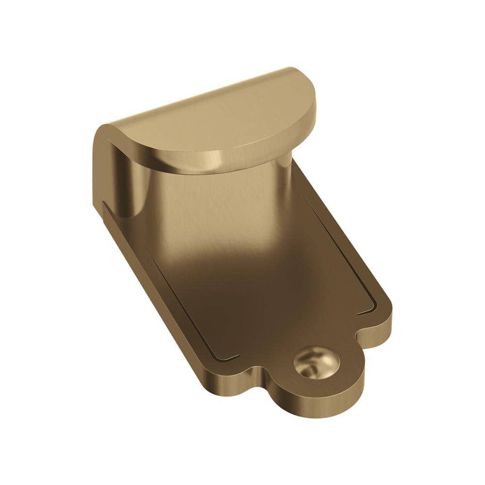 Inspirations Champagne Bronze Finger Pull with Mounting Hardware