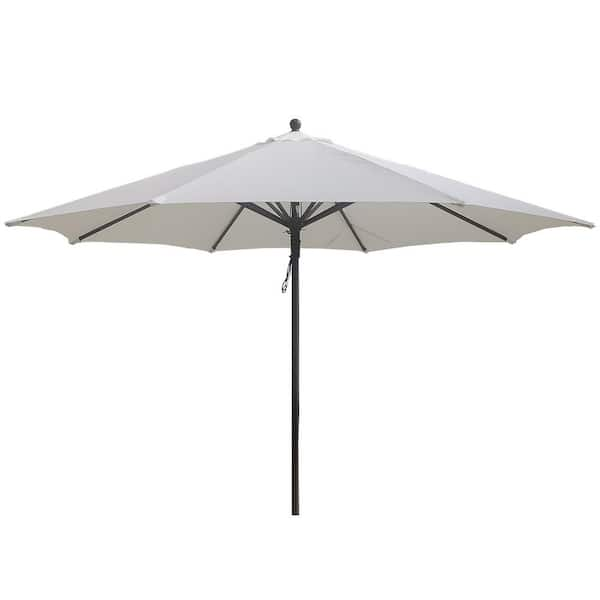 Jushua 12 ft. Market Patio Umbrella in White WF-L-WFS-027 - The Home Depot